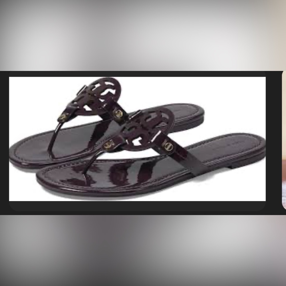 Tory Burch Miller Sandals Patent Purple Moon
NIB  - Make an offer!